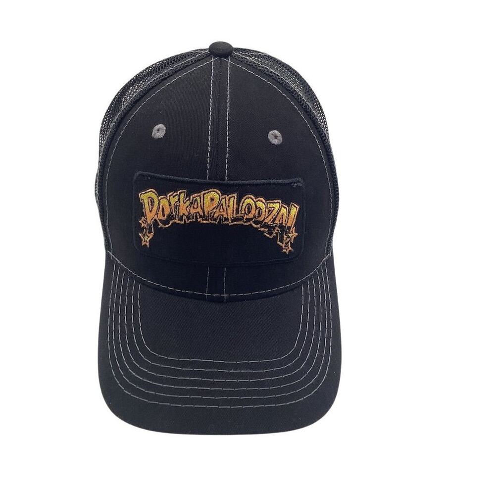MVE3 Dark Palooza Black Trucker Hat Snapback Unisex Adjustable